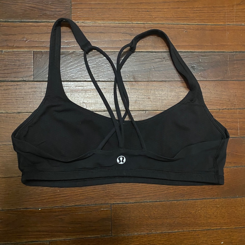 LULULEMON BLACK BRA SIZE 6